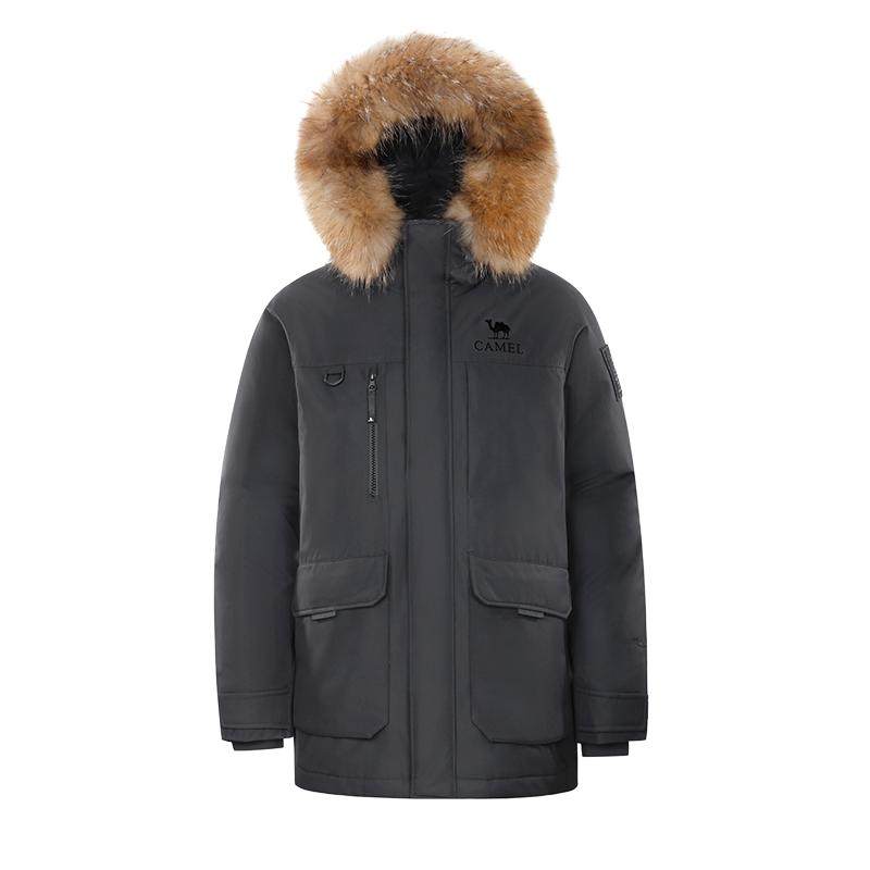 【鹅绒】骆驼羽神Ultra户外羽绒服冬新款男女三防外套工装派克服 969元