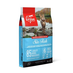 【臻选】Orijen原始猎食渴望猫粮六种鱼成猫幼猫鱼肉猫粮5.4kg