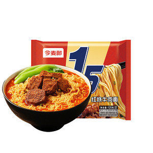 今麦郎1.5倍方便面袋装大份量面饼红烧牛肉面泡面速食冲泡多口味