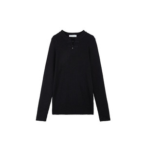 厵yuan女童针织衫秋冬新款儿童新中式毛衣冬季内搭上衣亲子装加厚