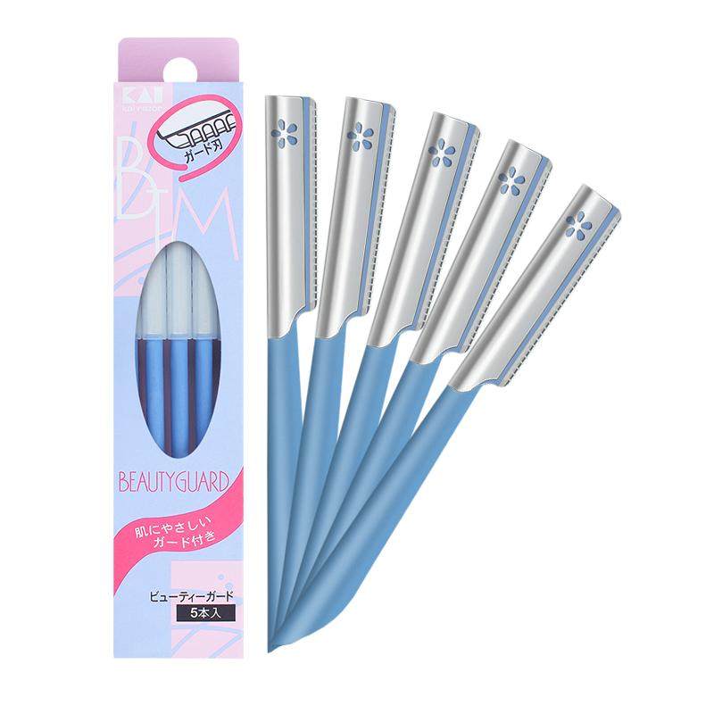 kai/贝印日本原装进口修眉刀5把装/女士专用安全型新手初学者修眉 11.8元