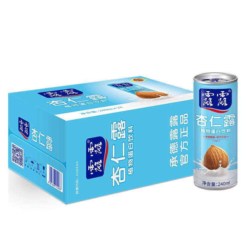 【赠礼袋】国货老牌露露浓情杏仁露 240ml*24罐植物饮料过年送礼 85元