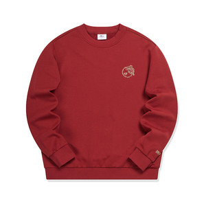 财马送福丨鸿星尔克加绒卫衣男女情侣新年马年本命年红色衣服上衣