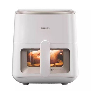 飞利浦空气炸锅4L家用新款大容量可视免翻面电炸锅多功能烤箱官方