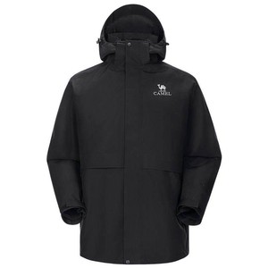 骆驼男装内胆抓绒冲锋衣三合一夹克外套男女新款防水户外防风登山