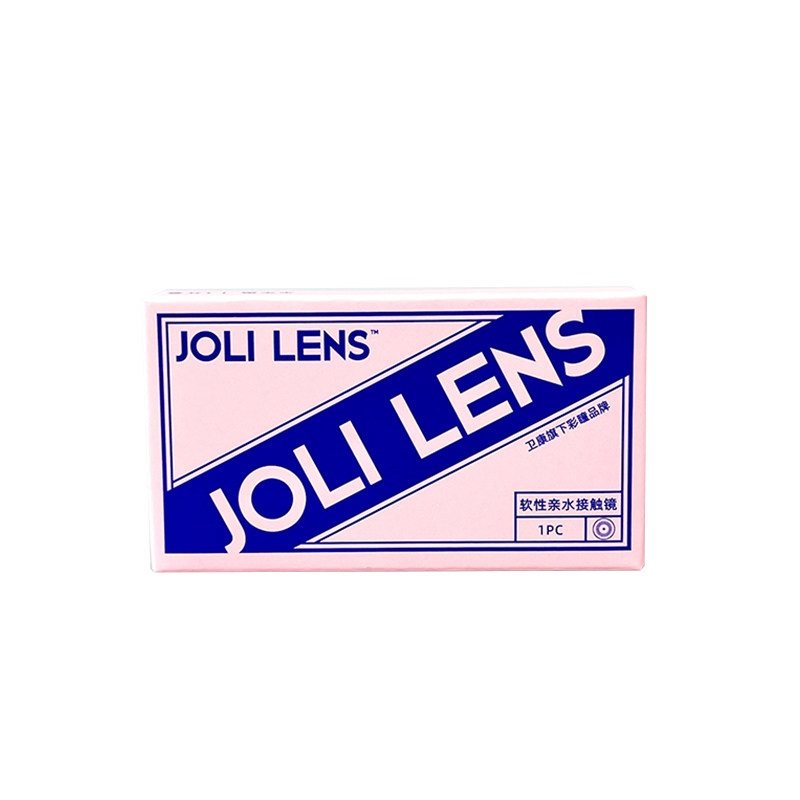 JOLILENS卫康美瞳半年抛1片装近视彩色隐形眼镜混血自然送护理液 24元