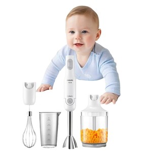 飞利浦料理棒婴儿辅食搅拌机家用小型多功能自动宝宝手持电动破壁