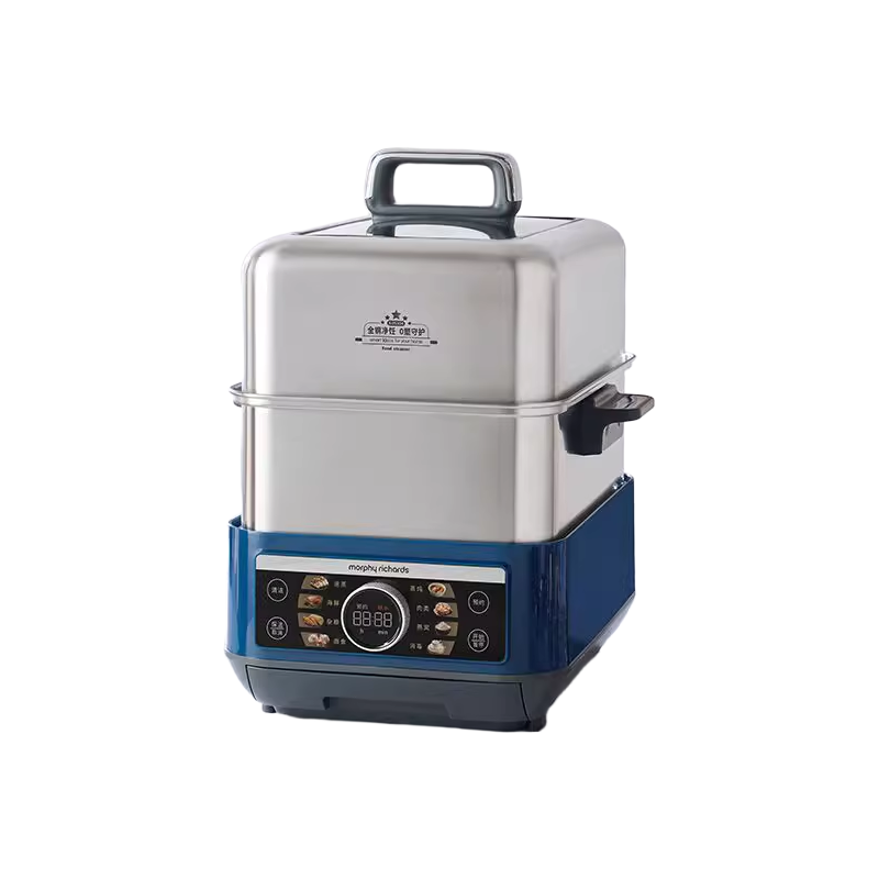 下拉领优惠】摩飞多功能电蒸锅不锈钢大容量电蒸笼家用预约保温 1060元