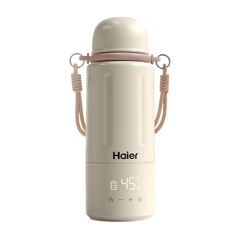 海尔恒温热水壶婴儿专用外出无线便携式冲泡奶机保温杯可烧水消毒 198.9元