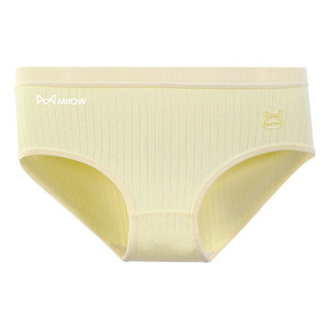 猫人女士纯棉内裤亲肤透气纯棉抑菌內裆新疆长绒棉舒适柔软三角裤