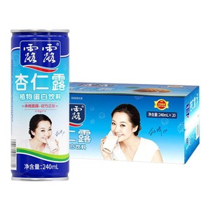 【赠礼袋】露露杏仁露经典原味240ml*20罐整箱饮料杏仁植物蛋白奶