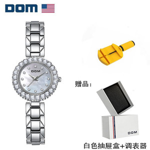 【新年礼物】DOM腕表 气质方形小绿表防水石英女士手表G-79G Y9