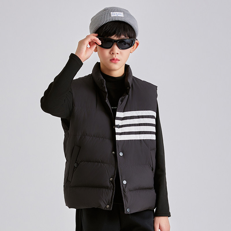 雅鹿儿童加厚羽绒马甲背心外穿男童女童2025冬季新款 49.87元