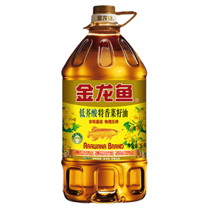 金龙鱼菜籽油5L 低芥酸特香菜籽油5L非转基因食用油