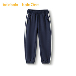 巴拉巴拉童装儿童加绒裤子女童2025冬装新款保暖束脚加厚运动长裤