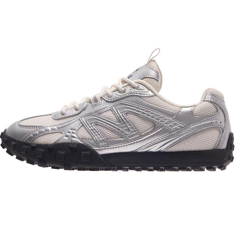 骆驼薄底鞋流光新款运动鞋女鞋防滑百搭休闲板鞋银色复古德训鞋 219.72元