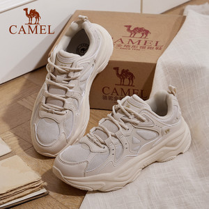 骆驼星火老爹鞋女鞋网面休闲鞋运动鞋厚底缓震百搭鞋子复古跑步鞋