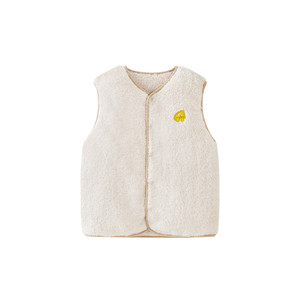 迷你巴拉巴拉男童女童打底背心冬季新款儿童宝宝家居毛绒保暖马甲