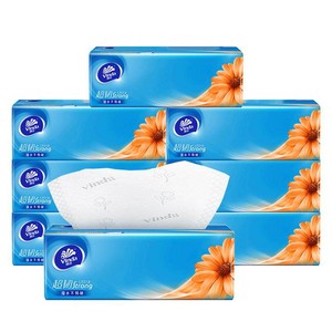 【爆卖100万+】维达抽纸超韧卫生纸巾纸抽3层100抽10包家用纸巾i2