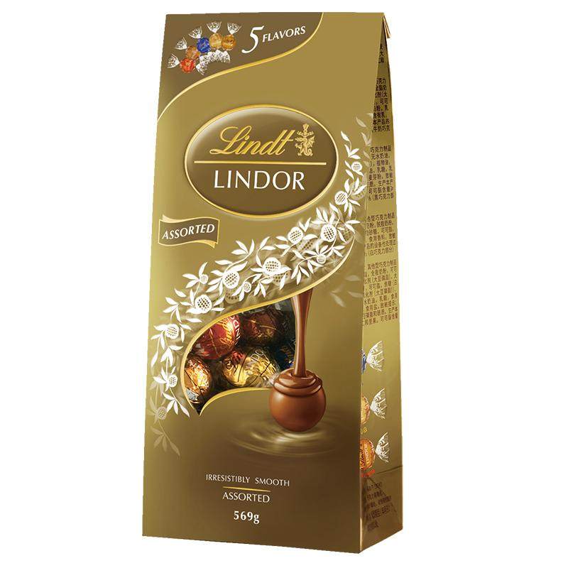 瑞士莲软心精选巧克力糖果纯可可脂喜糖结婚订婚伴手礼休闲零食 119元