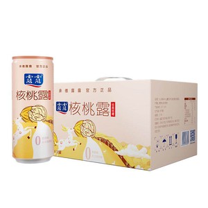 露露核桃露健康低糖系列 240ml*12罐 植物蛋白饮料早餐核桃奶整箱