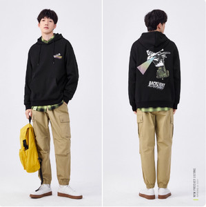 【清仓-休闲裤合辑冬B】森马休闲裤男早春时尚多色女生工装长裤