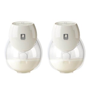 小白熊贝贝吸奶器微震按摩免手扶电动双边静音母乳全自动挤奶便携