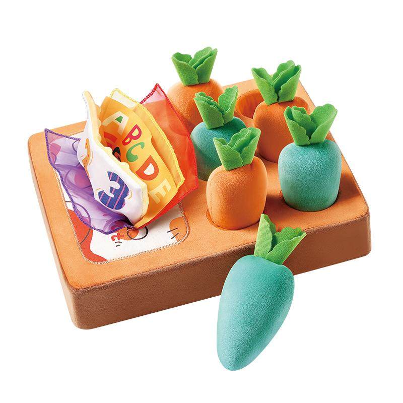 澳贝拔萝卜婴儿玩具可啃咬胡萝卜宝宝仿真抽纸撕不烂抽抽乐0一1岁 54.9元