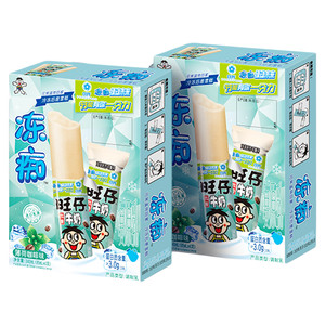 旺旺旺仔牛奶味薄荷咖啡味冻痴夏季盒装多口味批发85ml盒装T