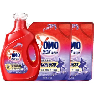 奥妙全自动薰衣草洗衣液酵素1.9kg+2KG*2袋长效抑菌（5.9kg*1套）