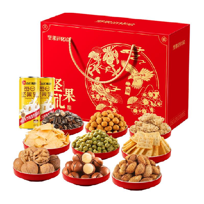 洽洽高端进化论坚果礼盒健康零食爆款网红送礼长辈孕妇年货恰恰 24.9元