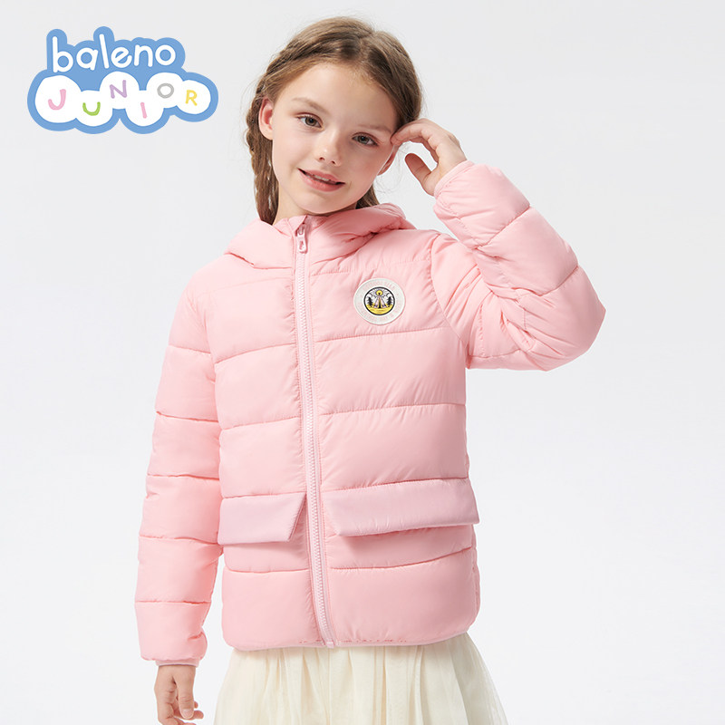 班尼路中大童防风夹克外套保暖羽绒服男童小童运动外套潮流女童Z 59.9元