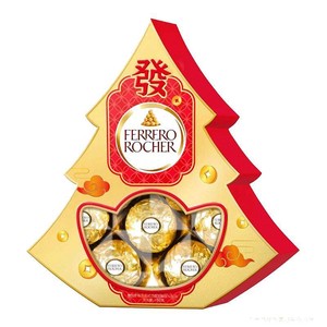 费列罗金球榛果威化巧克力制品新年发财树礼盒节日零食喜糖伴手礼