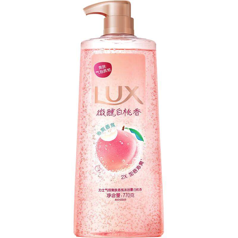 LUX/力士沐浴露微醺白桃香氛持久留香滋润保湿沐浴乳男女家庭装 15元