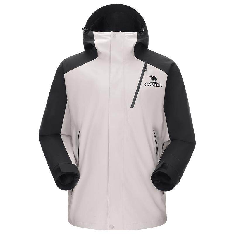 【王者凯甲Evo】骆驼三合一冲锋衣男女款旗舰蓝色防水户外登山服 529元