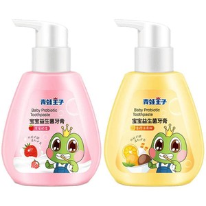 青蛙王子儿童后生元牙膏3到12岁含氟换牙期健齿防蛀牙膏官方正品