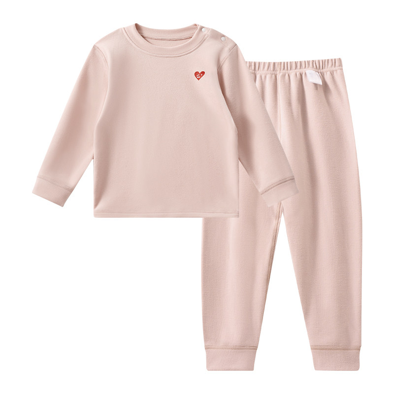 ELLE baby宝宝睡衣2025新款冬德绒男童女童A类长袖保暖家居服套装 59.9元