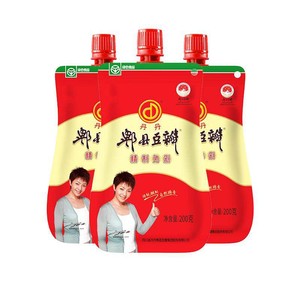 丹丹郫县豆瓣免剁200gX3袋小袋装家用方便川菜常用调味酱