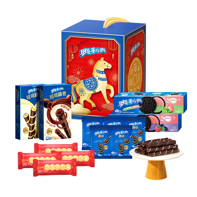 【年货礼盒】奥利奥马年点亮灯笼零食夹心饼干聚会过年送人实用 38.9元