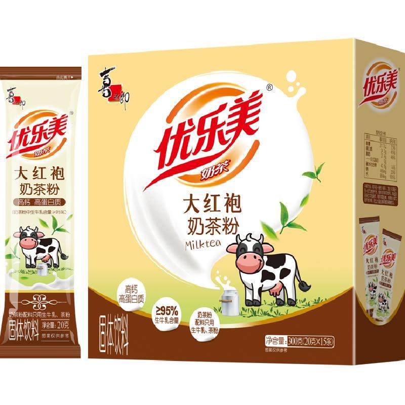 优乐美大红袍奶茶配料仅奶与茶牛乳茶高蛋白下午茶速溶冲泡饮品 41.5元