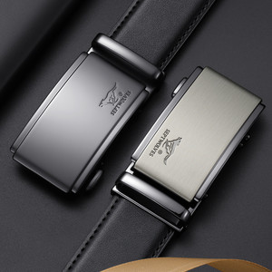 七匹狼男士皮带真皮高档腰带2026新款商务男款正品情人节牛皮裤带