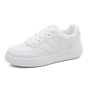 人本白色厚底小白鞋女棉鞋2026新款冬季百搭保暖学生运动加绒板鞋