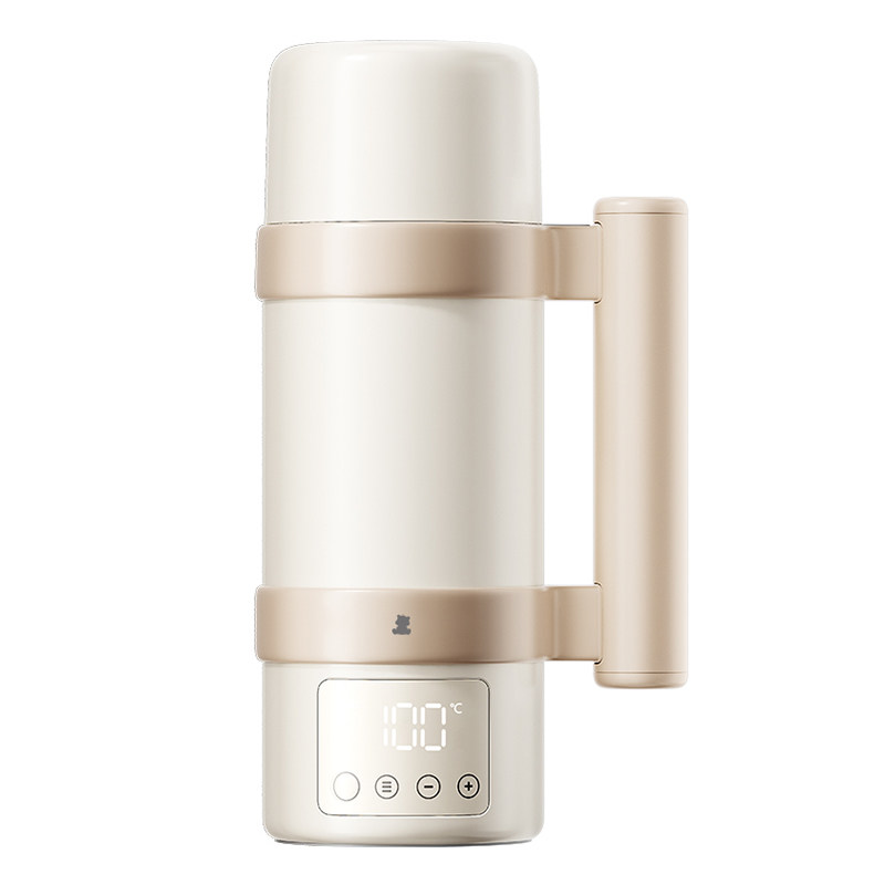 【3C认证】小白熊恒温杯婴儿专用冲奶外出便携无线电热水壶烧水杯 343元