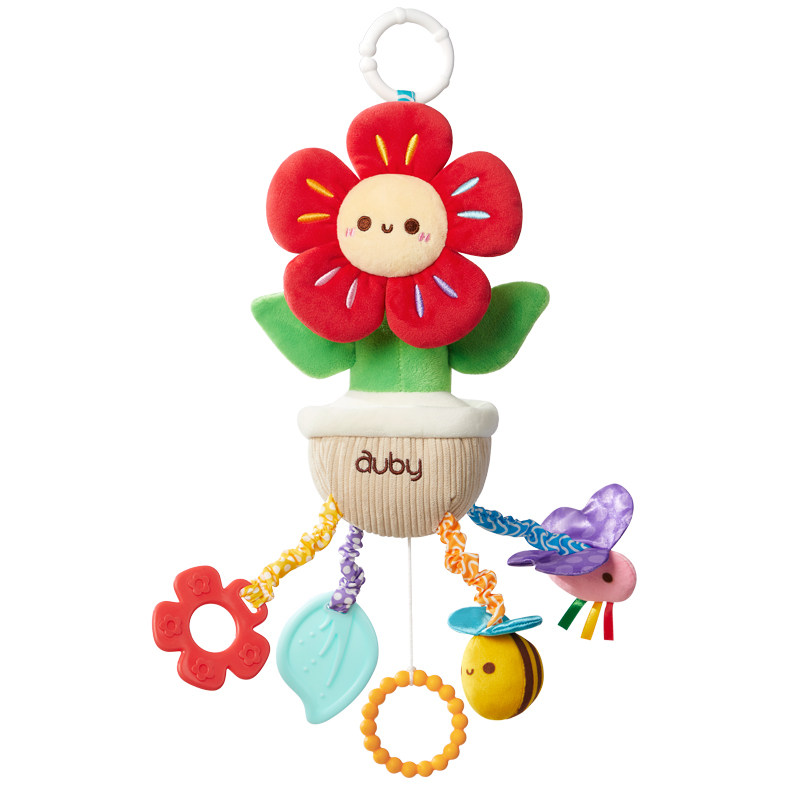澳贝婴儿车玩具挂件花朵风车推车摇铃支架婴儿床装饰悬挂式床铃 55.04元