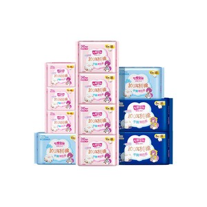 【39.9元任选10包】七度空间日夜用卫生巾正品官方旗舰店