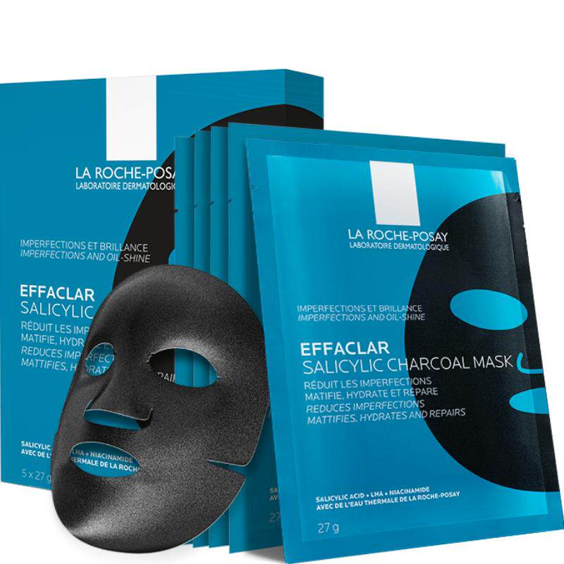 【孙颖莎推荐】理肤泉清痘净肤水杨酸面膜黑膜控油细毛孔 62元