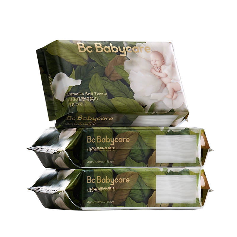 【下拉详情领优惠】babycare山茶柔巾婴儿童一次性洗脸巾超柔加厚 47.9元