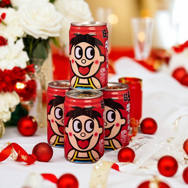 旺旺旺仔牛奶245ml*6情侣礼物早餐奶婚礼伴手礼大罐牛奶散装 42.1元