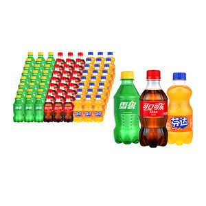 可口可乐碳酸饮料原味mini罐300ml*24瓶*3箱（可乐+雪碧+芬达）