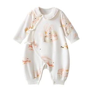 babycare冬季保暖山茶花连体衣宝宝包屁衣新生儿爬服外出婴儿衣服